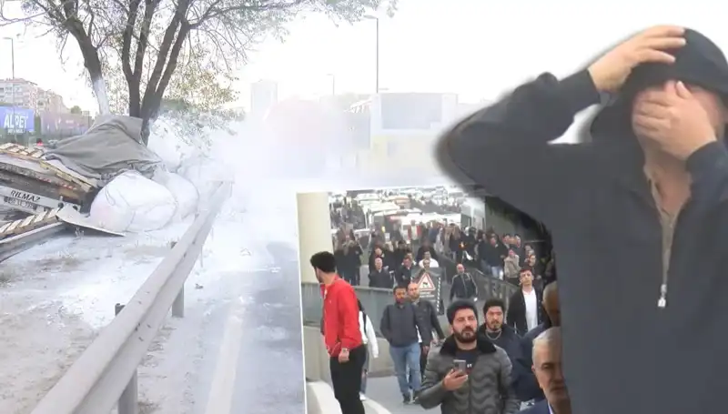 D-100'de Şok Kaza: Alçı Yüklü TIR Trafiği Kilitledi