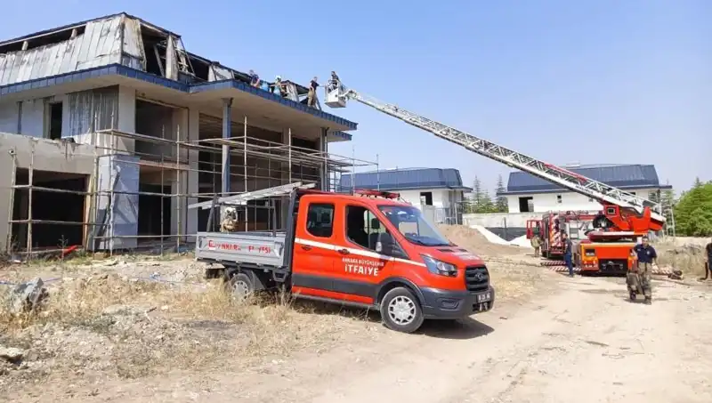 Ankara Gölbaşı'nda Villaların Olduğu Bölgede Yangın Paniği: Detaylar Aydınlandı!