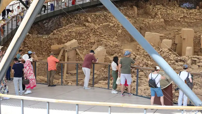 Türkiye’nin Tarihin Sıfır Noktası Göbeklitepe’sinde Ziyaretçi Yoğunluğu Artıyor