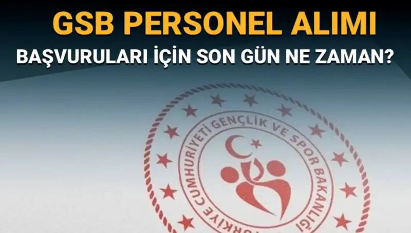 Gençlik ve Spor Bakanlığı Personel Alımında Son Gün: Başvurularınızı Kaçırmayın!