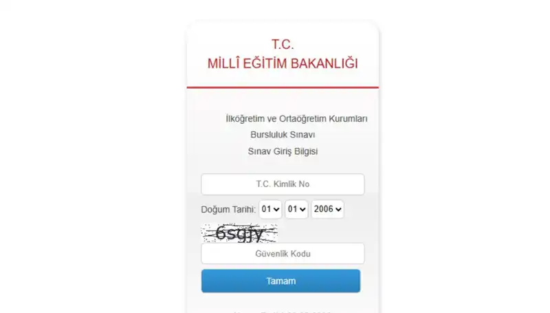 2025 MEB İOKBS Bursluluk Sınavı Giriş Belgesi ve Tarihleri Hakkında Bilgi